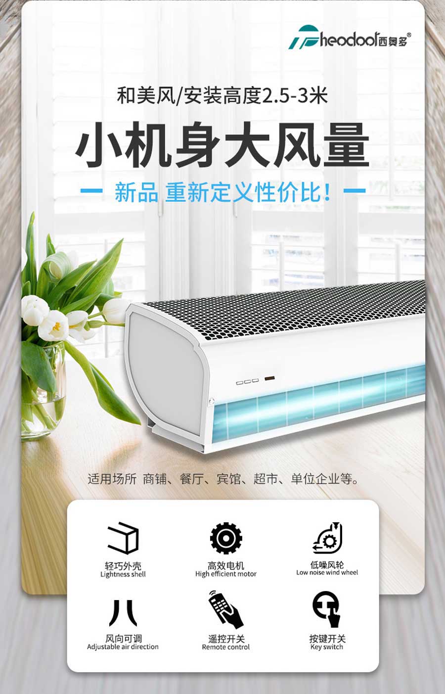 和美風(fēng)，小機(jī)身大風(fēng)量